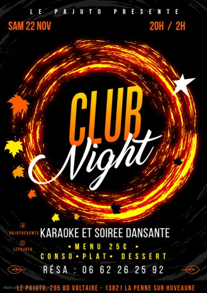 AUTUMNFALL PARTY POSTER (1) - Fait avec PosterMyWall