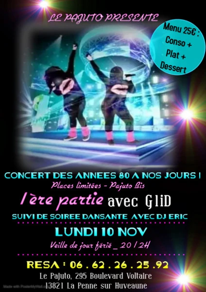 CONCERT AVEC G1iD - Fait avec PosterMyWall
