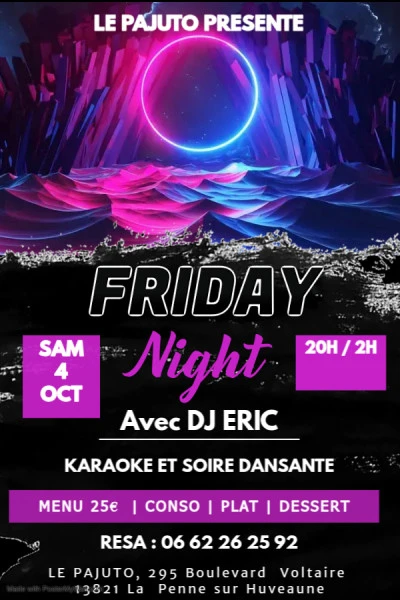 Copie de Club event party flyer template - Fait avec PosterMyWall