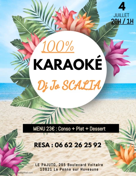 Copie de Karaoke Night A1 - Fait avec PosterMyWall