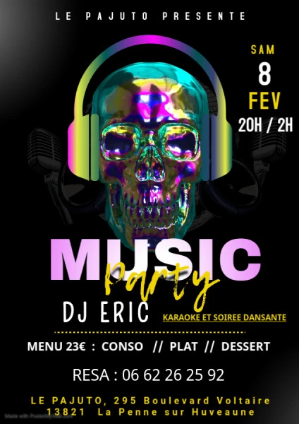Copie de Music party Flyer - Fait avec PosterMyWall