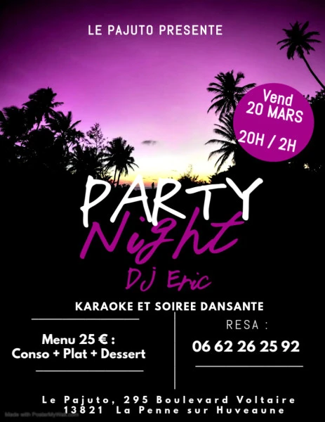 Copie de Summer Night Flyer - Fait avec PosterMyWall