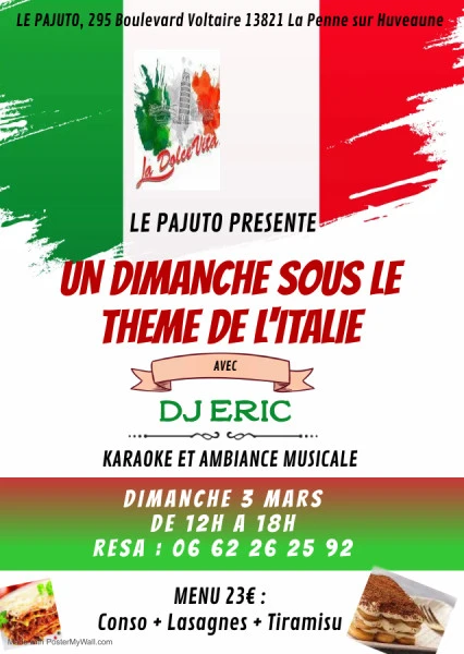 DIMANCHE 4 MARS ITALIEN