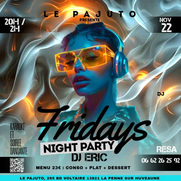 Friday Night Party - Fait avec PosterMyWall