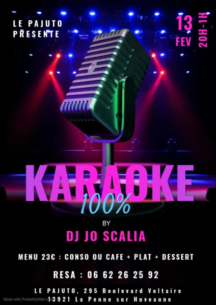 Karaoke Instagram Post Podcast Talk Show - Fait avec PosterMyWall