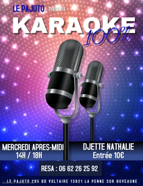 karaoke party - Fait avec PosterMyWall