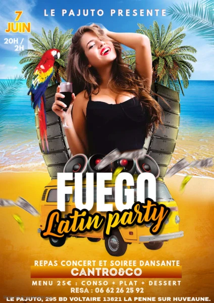 latin party flyer - Fait avec PosterMyWall