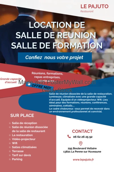 OFFRE MIDI LOCATION SALLE DE REUNION