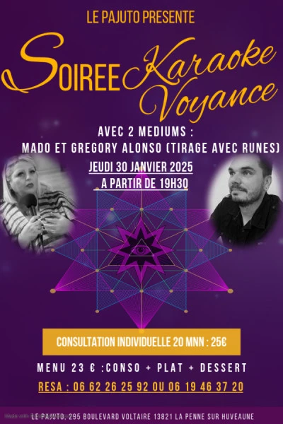 Purple Psychic Tarot Card Reading Template (1) - Fait avec PosterMyWall