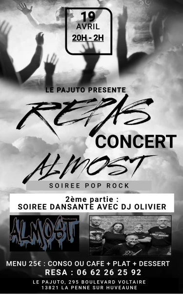 SAM 19 AVRIL REPAS CONCERT ALMOST