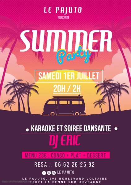 Summer Paradise Festival Poster Template - Fait avec PosterMyWall (1)