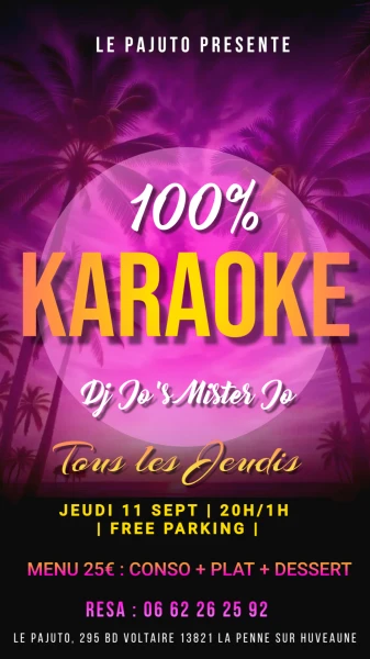 summer sunset night party flyer - Fait avec PosterMyWall