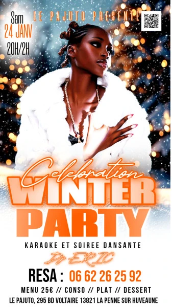 Winter Dj Night Party - Fait avec PosterMyWall