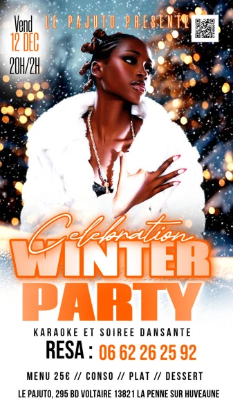 Winter Dj Night Party - Fait avec PosterMyWall